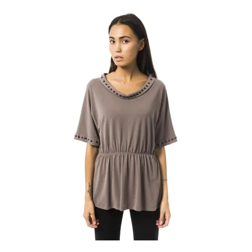 Byblos - Tops > T-Shirts - Gray - Byblos - Modalova