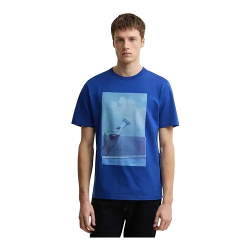 Barbour - Tops > T-Shirts - Blue - Barbour - Modalova