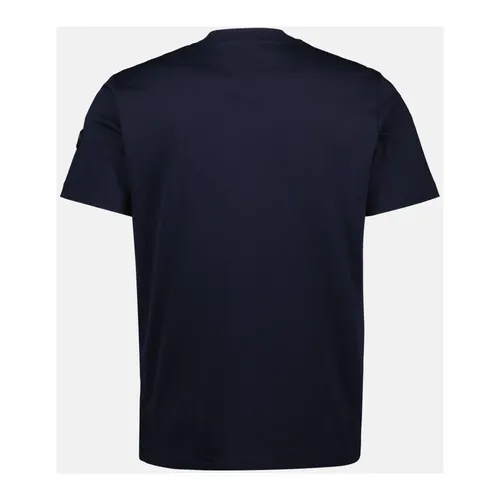 Moncler - Tops > T-Shirts - Blue - Moncler - Modalova