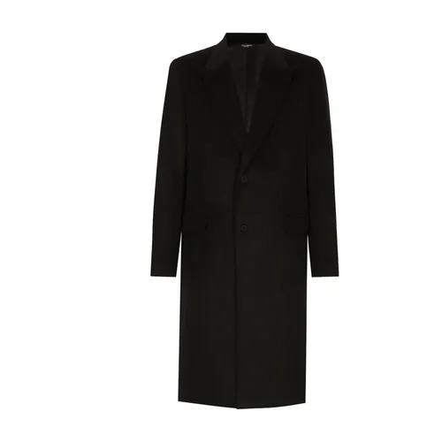 Coats > Single-Breasted Coats - - Dolce & Gabbana - Modalova