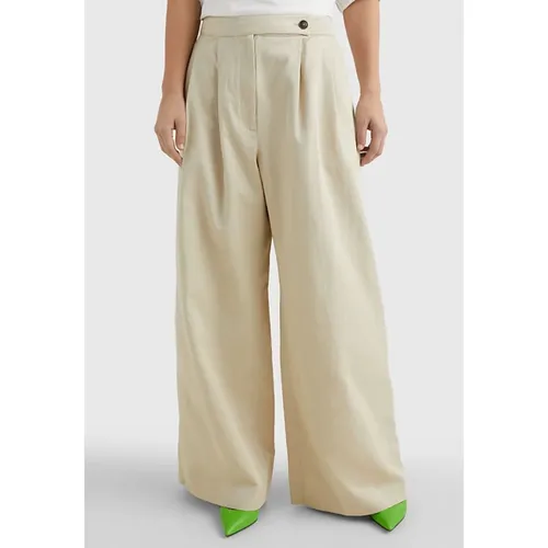 Trousers > Wide Trousers - - Tommy Hilfiger - Modalova