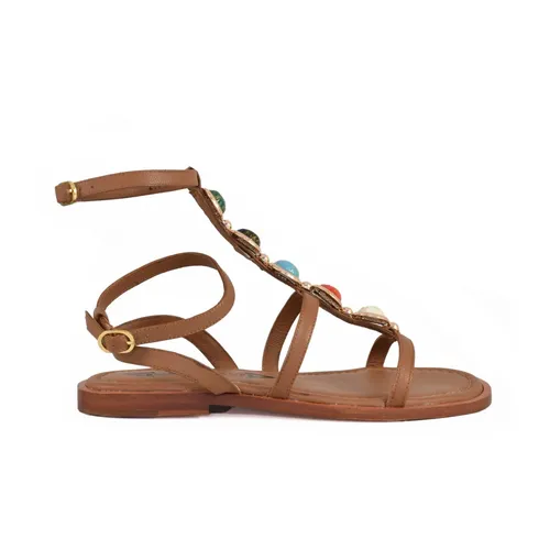 Shoes > Sandals > Flat Sandals - - Emanuelle Vee - Modalova