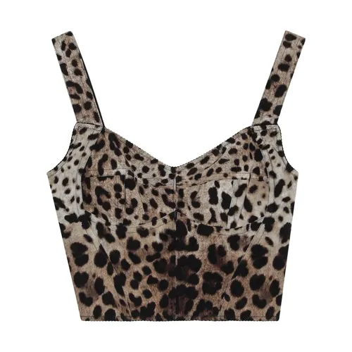 Tops > Sleeveless Tops - - Dolce & Gabbana - Modalova
