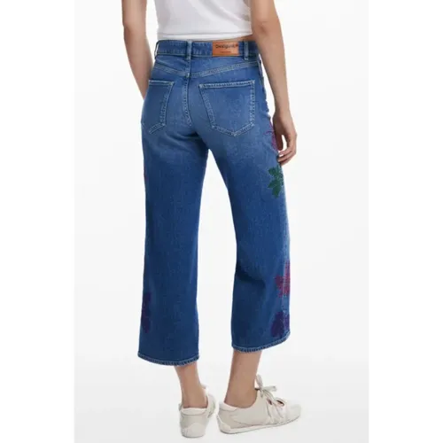 Jeans > Cropped Jeans - - Desigual - Modalova
