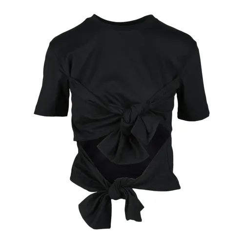 Msgm - Tops > T-Shirts - Black - Msgm - Modalova