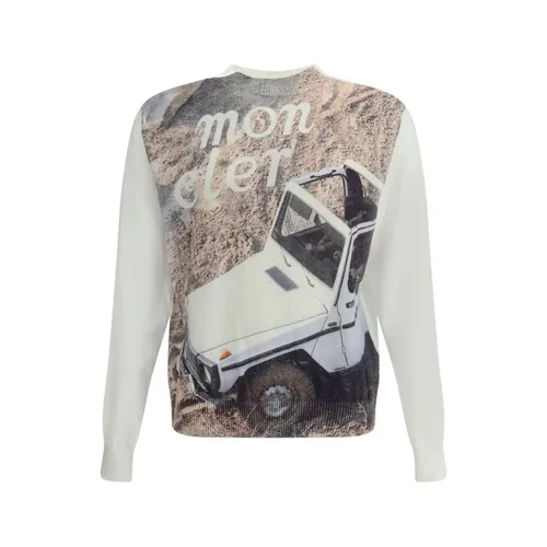 Knitwear > Round-neck Knitwear - - Moncler - Modalova