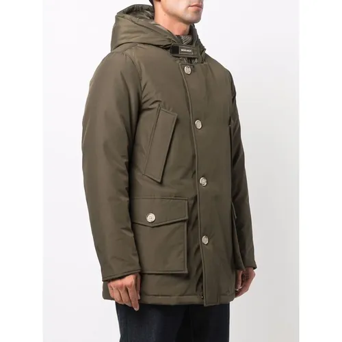 Woolrich - Coats > Parkas - Green - Woolrich - Modalova