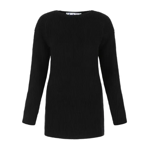 Knitwear > Round-neck Knitwear - - Off White - Modalova