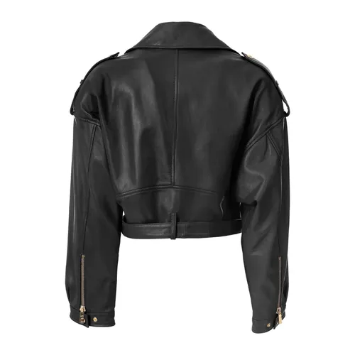 Jackets > Leather Jackets - - Just Cavalli - Modalova