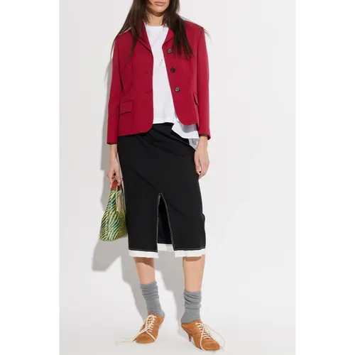 Marni - Jackets > Blazers - Red - Marni - Modalova
