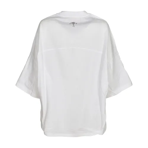 Plan C - Tops > T-Shirts - White - Plan C - Modalova