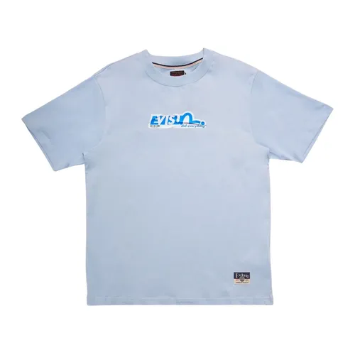 Evisu - Tops > T-Shirts - Blue - Evisu - Modalova