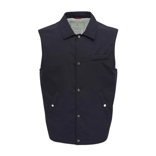 Jackets > Vests - - Brunello Cucinelli - Modalova