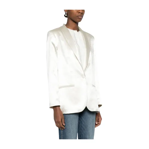 Alysi - Jackets > Blazers - White - Alysi - Modalova