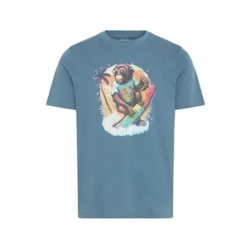 Blend - Tops > T-Shirts - Blue - Blend - Modalova