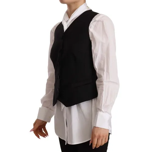 Jackets > Vests - - Dolce & Gabbana - Modalova
