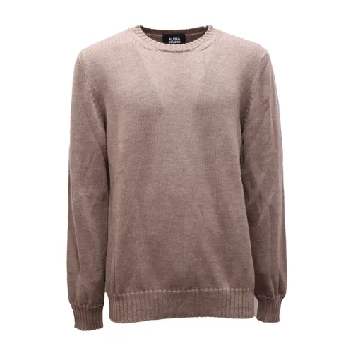 Knitwear > Round-neck Knitwear - - Alpha Studio - Modalova