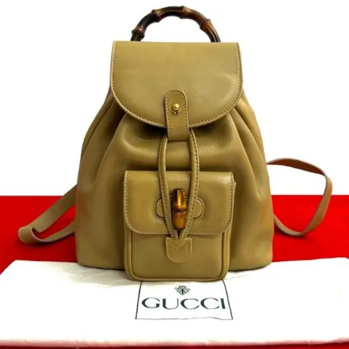 Pre-owned > Pre-owned Bags > Pre-owned Backpacks - - Gucci Vintage - Modalova