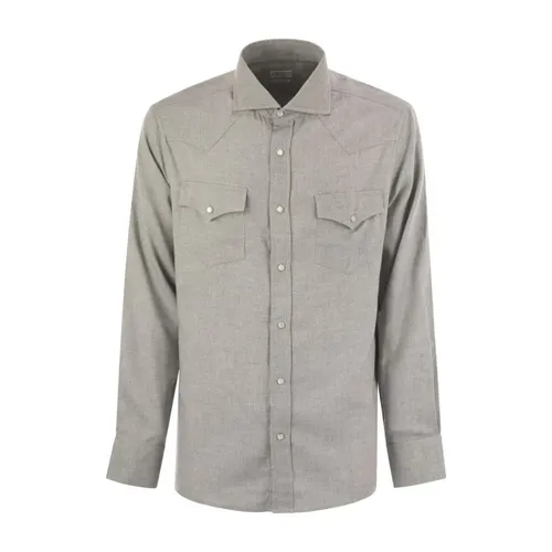 Shirts > Casual Shirts - - Brunello Cucinelli - Modalova