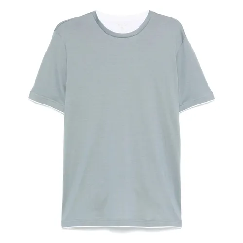 Eleventy - Tops > T-Shirts - Blue - Eleventy - Modalova