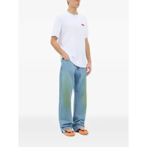 Msgm - Tops > T-Shirts - White - Msgm - Modalova