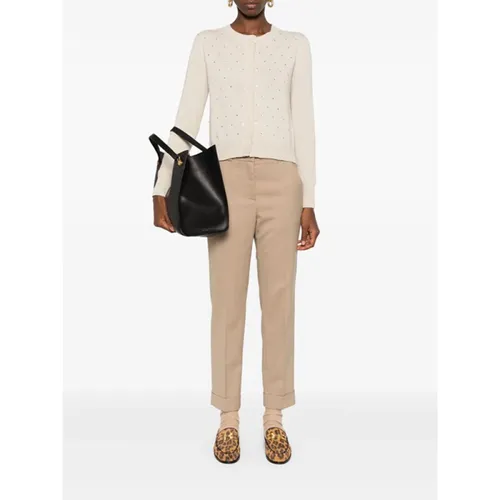 Trousers > Slim-fit Trousers - - Peserico - Modalova