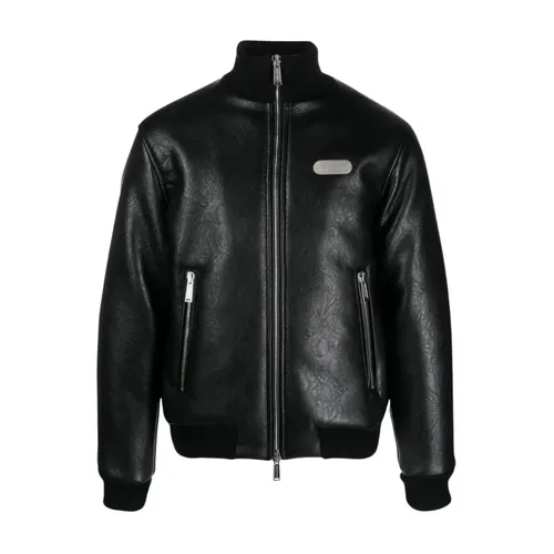 Jackets > Leather Jackets - - Dsquared2 - Modalova