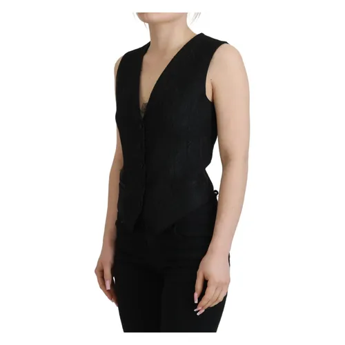 Jackets > Vests - - Dolce & Gabbana - Modalova