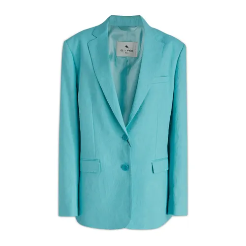 Etro - Jackets > Blazers - Blue - Etro - Modalova