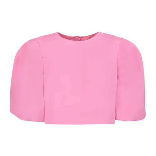Msgm - Tops > T-Shirts - Pink - Msgm - Modalova