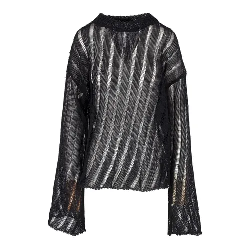 Knitwear > Round-neck Knitwear - - Solotre - Modalova