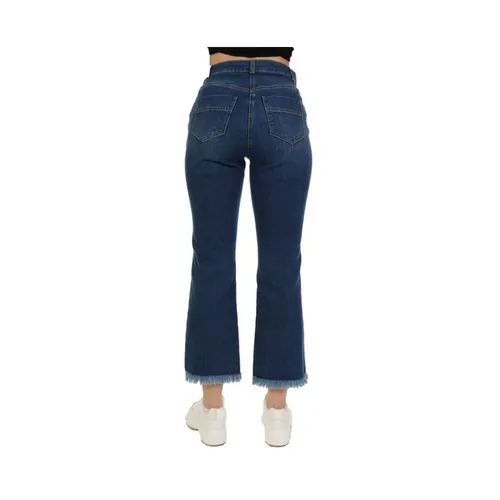 Jeans > Cropped Jeans - - Elisabetta Franchi - Modalova