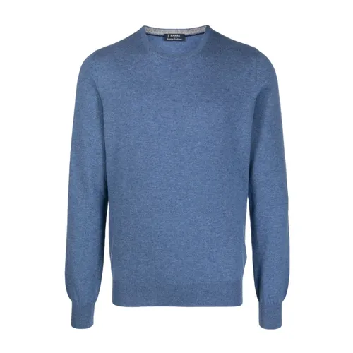 Knitwear > Round-neck Knitwear - - Barba - Modalova