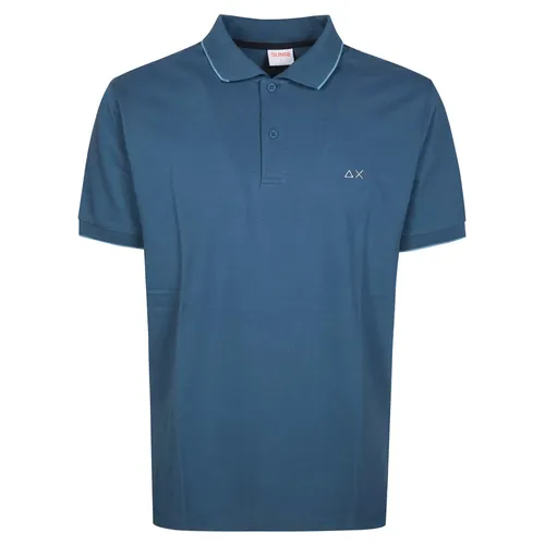 Sun68 - Tops > Polo Shirts - Blue - Sun68 - Modalova