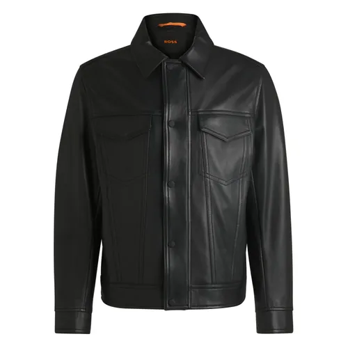 Jackets > Leather Jackets - - Hugo Boss - Modalova