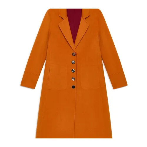 Coats > Single-Breasted Coats - - Maliparmi - Modalova