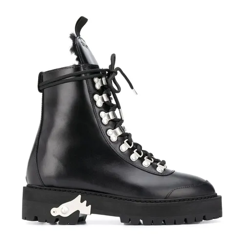 Shoes > Boots > Lace-up Boots - - Off White - Modalova
