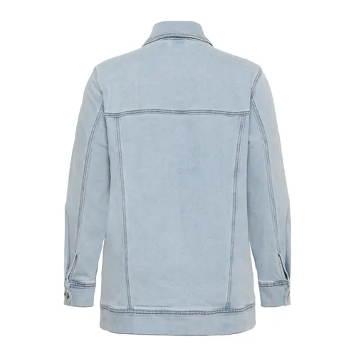 Jackets > Denim Jackets - - Kaffe Curve - Modalova