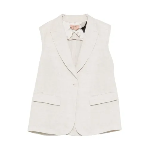 Twinset - Jackets > Vests - Beige - Twinset - Modalova