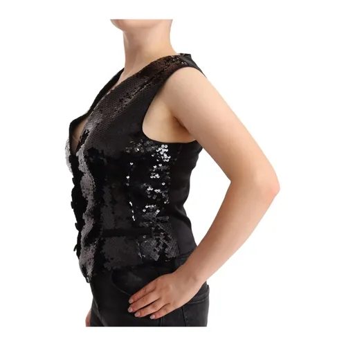 Jackets > Vests - - Dolce & Gabbana - Modalova