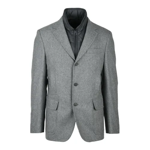 Fay - Jackets > Blazers - Gray - Fay - Modalova