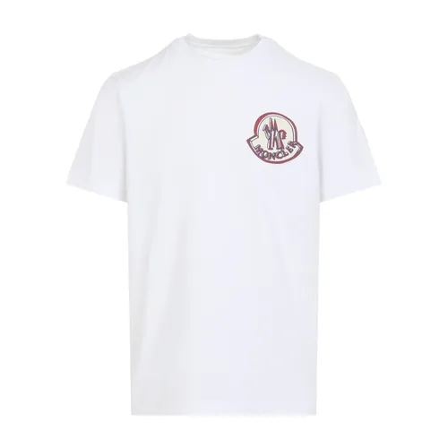 Moncler - Tops > T-Shirts - White - Moncler - Modalova