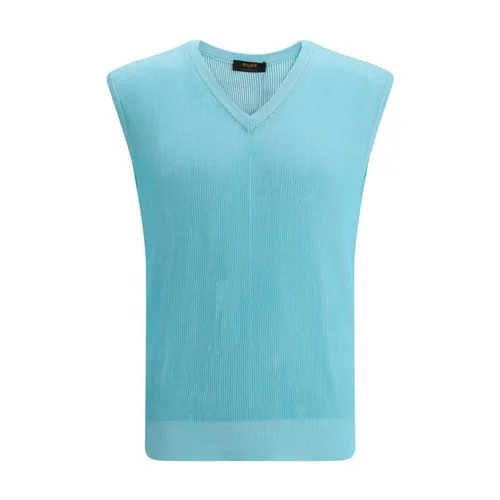 Knitwear > Sleveless Knitwear - - Moorer - Modalova