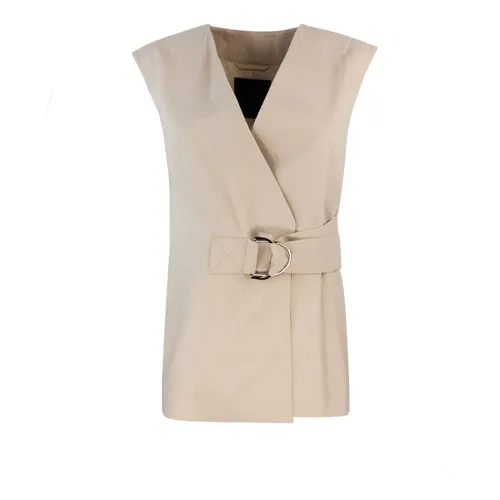 Liu Jo - Jackets > Vests - Beige - Liu Jo - Modalova