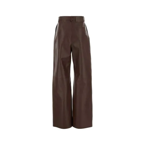 Trousers > Leather Trousers - - Loewe - Modalova