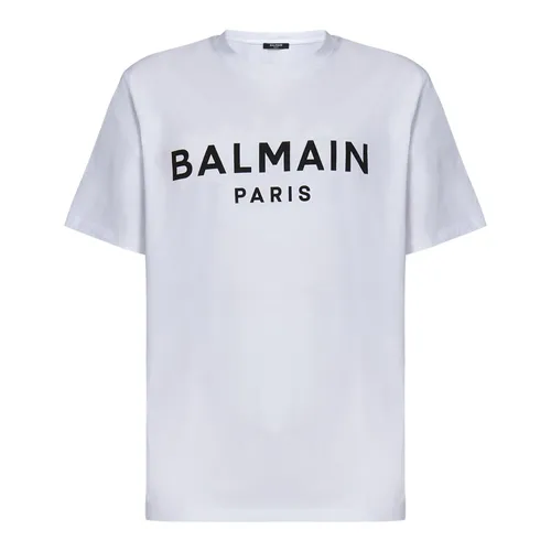 Balmain - Tops > T-Shirts - White - Balmain - Modalova