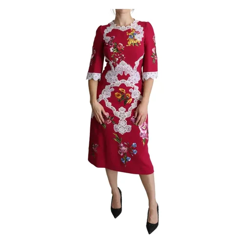 Dresses > Day Dresses > Midi Dresses - - Dolce & Gabbana - Modalova