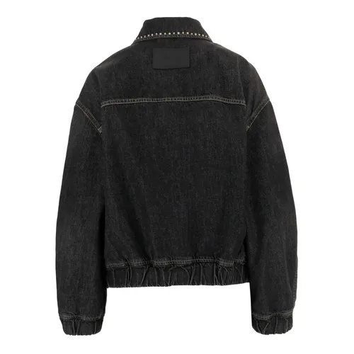 Jackets > Denim Jackets - - Versace - Modalova