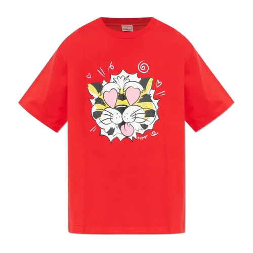 Kenzo - Tops > T-Shirts - Red - Kenzo - Modalova