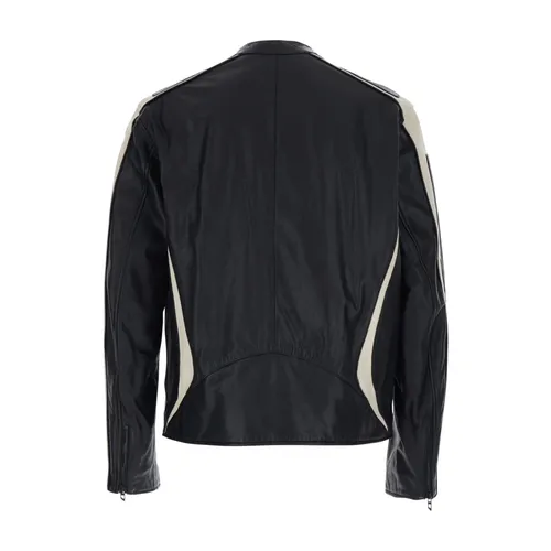 Jackets > Leather Jackets - - Diesel - Modalova
